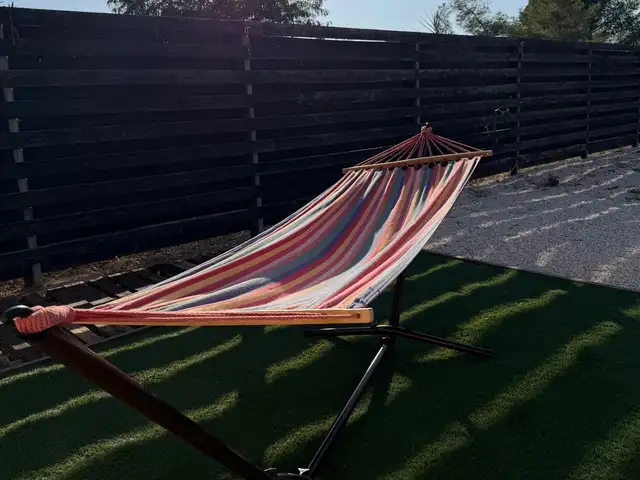 Hammock with metal stand, Nicosia — Egkomi