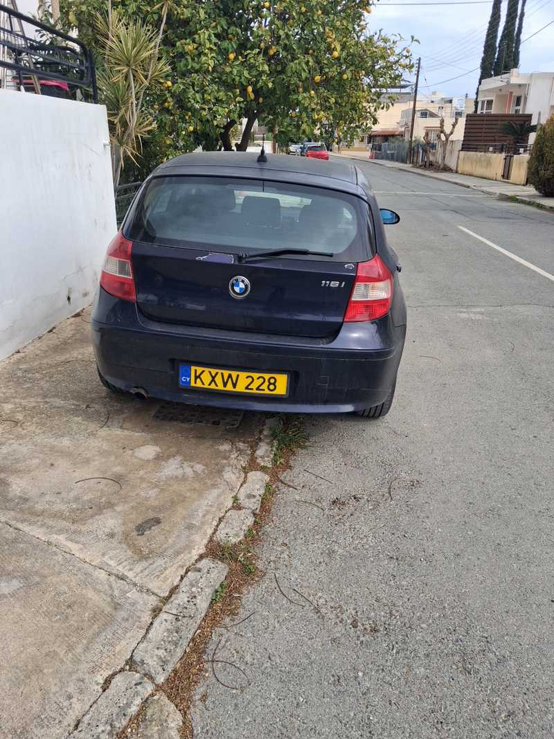 2007 BMW 1-Series 1,6L 2007 Cyprus