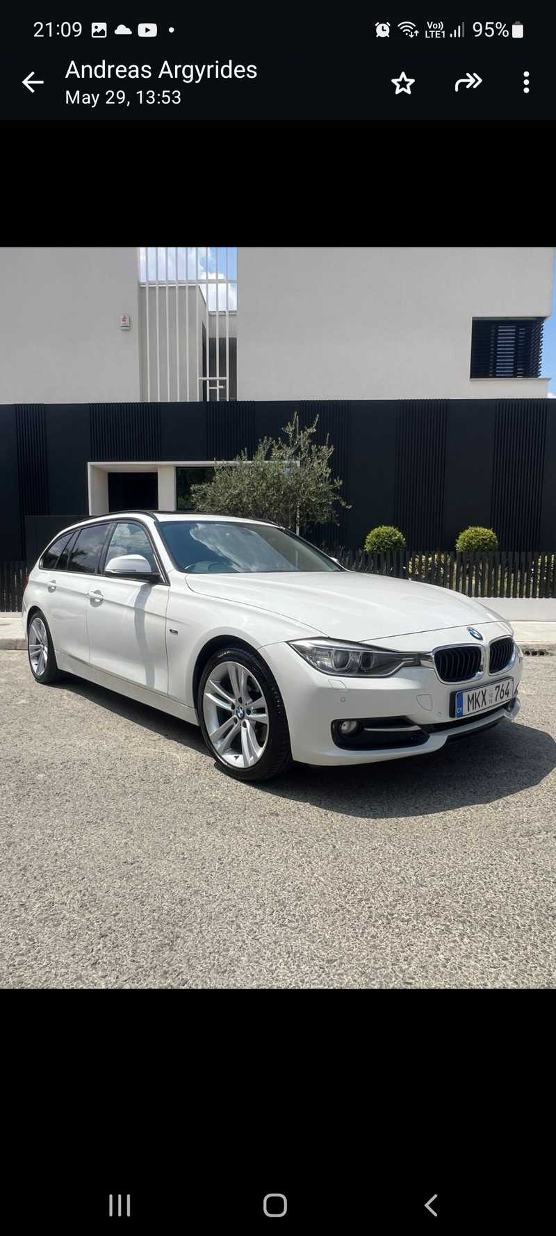 BMW 3-Series 2,0L 2015