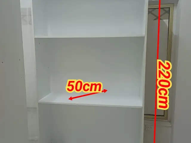White Display Shelves Bookcase, Larnaca — Larnaka - Skala