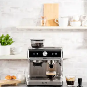 Izzy 2in1 automatic espresso machine & coffee grinder iz-6007, Limassol — Limassol - Kapsalos