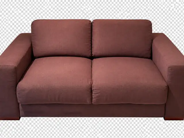 Sofa 2 seats dark brown, Limassol — Limassol - Agios Nicolaos