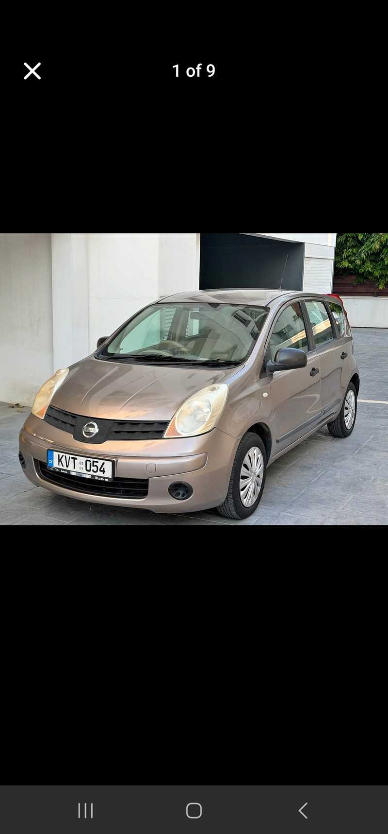 2009 Nissan Note 1,4L 2009 Cyprus