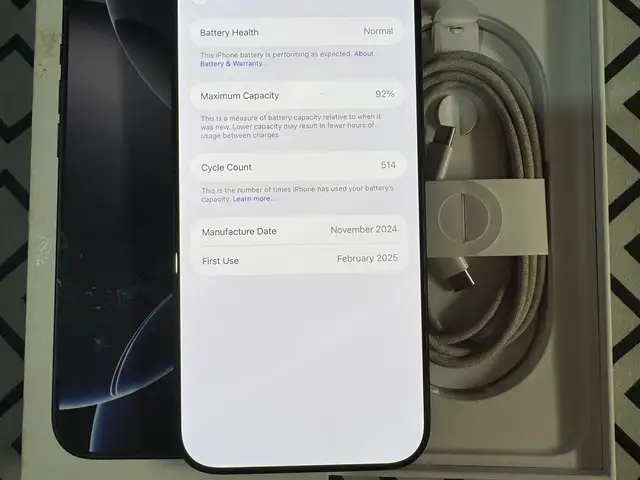 Iphone 16promax|256gb|battery 92|, Επαρχία Λεμεσού — Ύψωνας