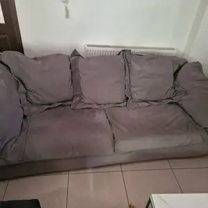 Modern grey multi seater large sofa from salt & pepper, good condition like new., Limassol — Kato Polemidia