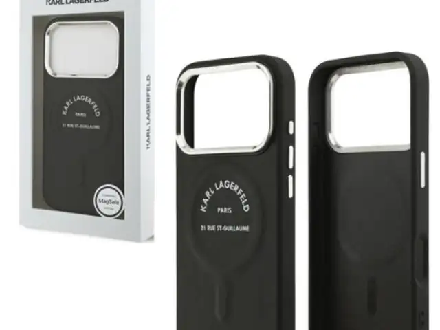 Back case magsafe karl lagerfeld logo apple iphone 17 pro / 18 pro black, Limassol — Agios Athanasios
