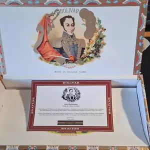 Empty bolivar petit belicosos edición limitada 2009 cuban wooden cigar box, Larnaca — Larnaka - Kamares