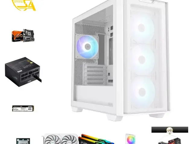 Custom gaming pc ryzen 7 7700x rx 9060 xt 16gb ddr5 5600 1tb nvme, Nicosia — Lakatameia - Agia Paraskevi