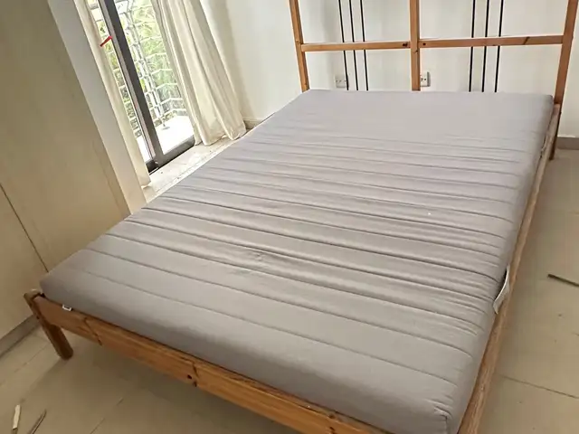 2ikea single wooden beds with mattresses, Επαρχία Λάρνακας — Λάρνακα - Σκάλα