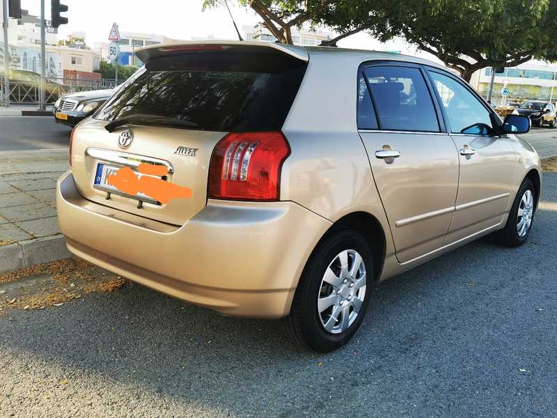 2004 Toyota Allex 1,5L 2004 Cyprus