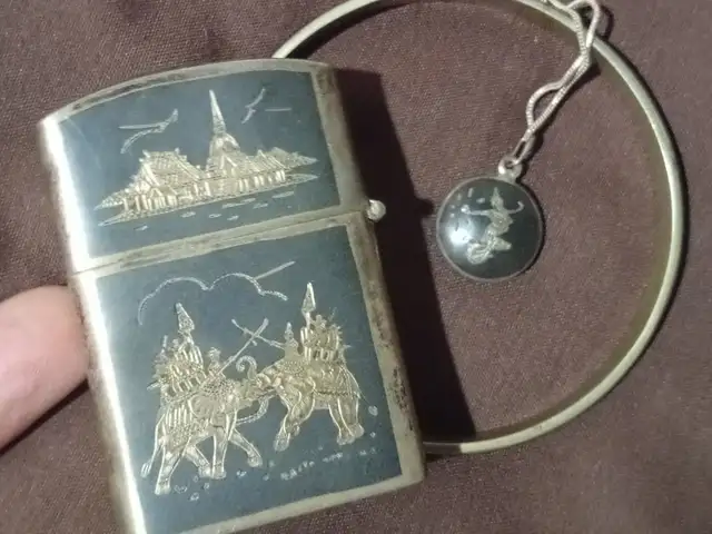 Vintage 1950's siam enamel & sterling silver jewellery set, Επαρχία Αμμοχώστου — Βρυσσούλες