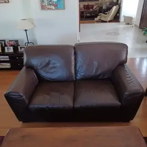Genuine used Leather double seater couch, Επαρχία Λεμεσού — Άγιος Αθανάσιος