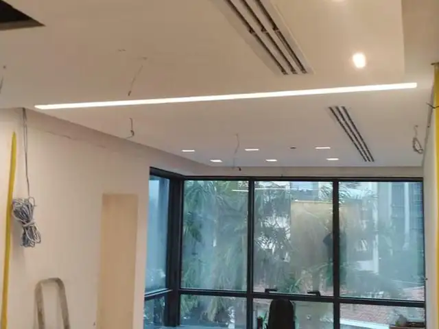 Drywall air conditioning bulkhead installation and concealment, Paphos — Paphos - Kato Paphos