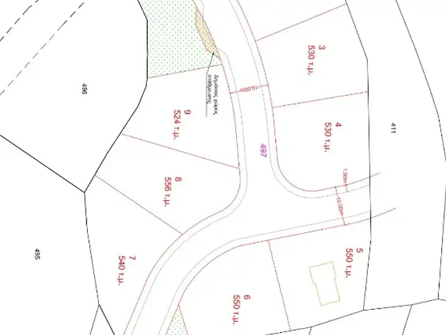 Residential Plot 550 m², Paphos — Koili
