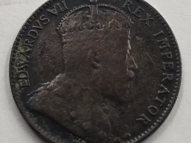 Cyprus 1/4 piastre coin 1902 king edward, Nicosia — Latsia - Agios Georgios