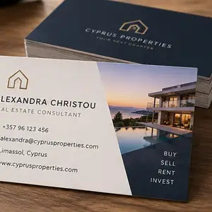 Business card design, Nicosia — Egkomi