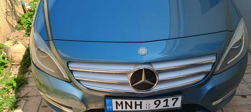 2012 Mercedes-Benz B-Class 1,6L 2012 Cyprus