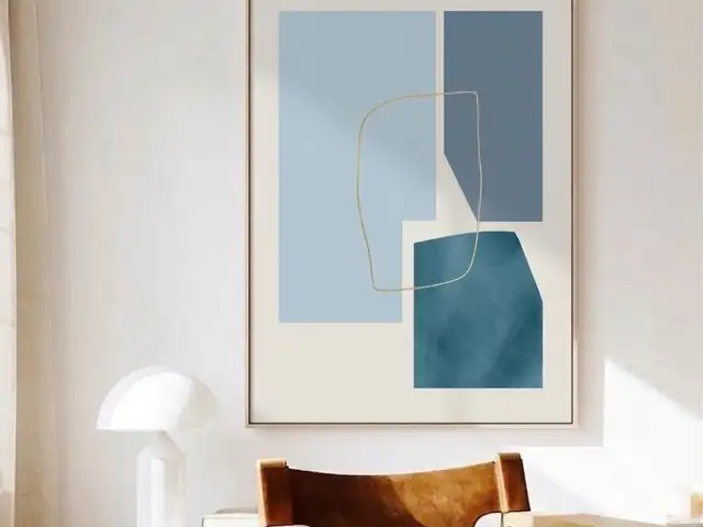 Canvas, Abstract minimalism, Larnaca — Oroklini