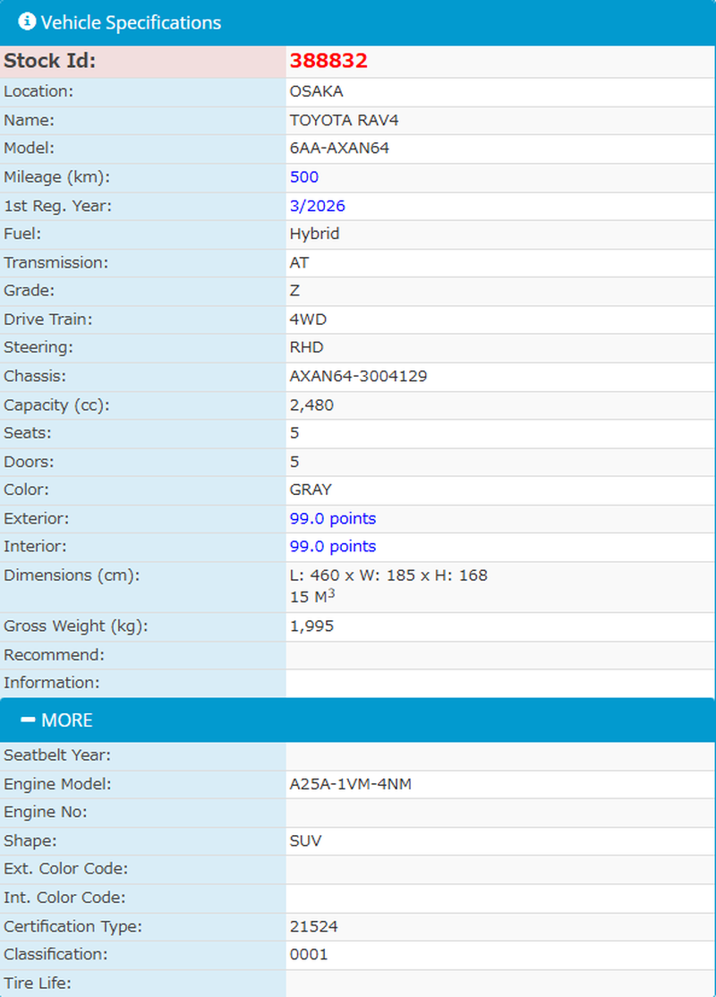 2026 Toyota RAV4 2,5L 2026 Cyprus