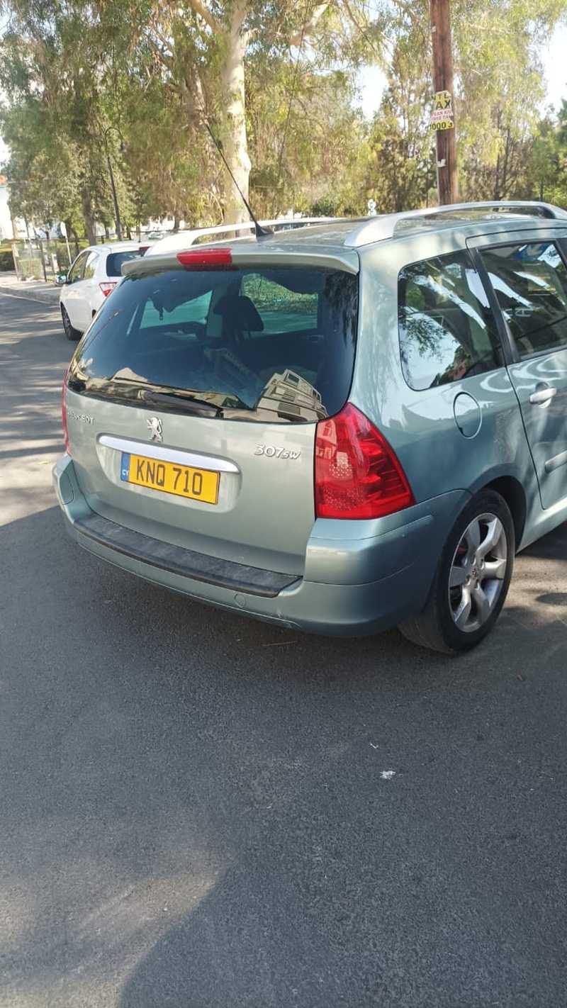 2006 Peugeot 307 1,6L 2006 Cyprus