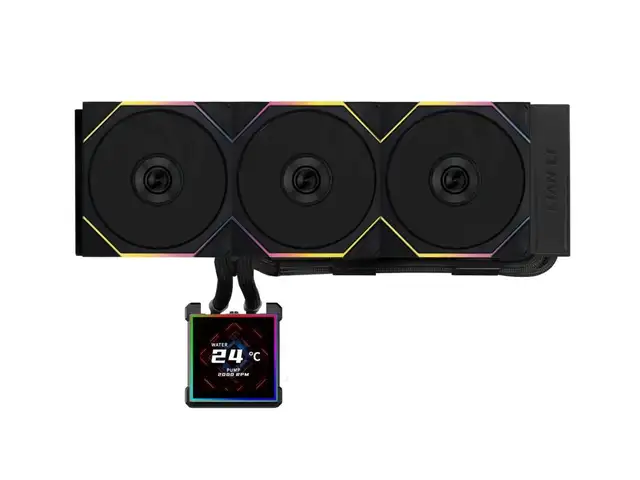 Lian li hydroshift ii lcd s 360tl black rgb aio cpu cooler 3 4 screen, Nicosia — Lakatameia - Agia Paraskevi