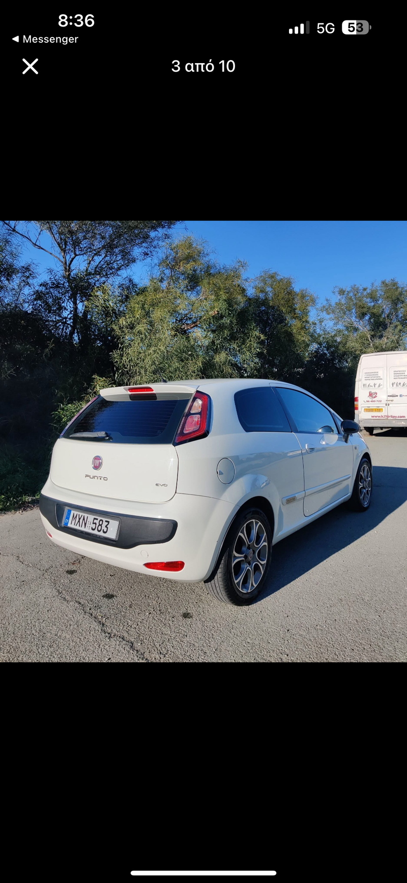 2010 Fiat Punto Evo 1,4L 2010 Cyprus
