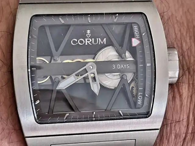 Exhibition piece serial number e 001 / 500 of the corum ti-bridge power reserve, Επαρχία Αμμοχώστου — Αγία Νάπα