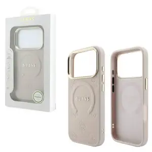Back case magsafe guess saffiano apple iphone 17 pro / 18 pro pink, Limassol — Agios Athanasios