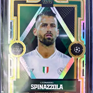 Leonardo spinazzola napoli topps current stars gold /75, Limassol — Limassol - Kapsalos