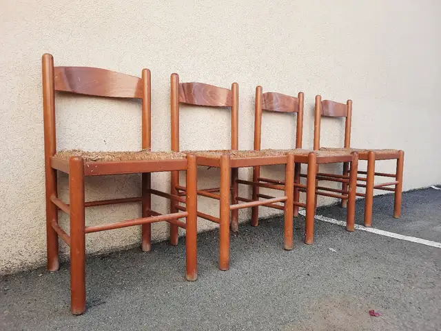 Solid wood chairs, Limassol — Germasogeia Tourist Area