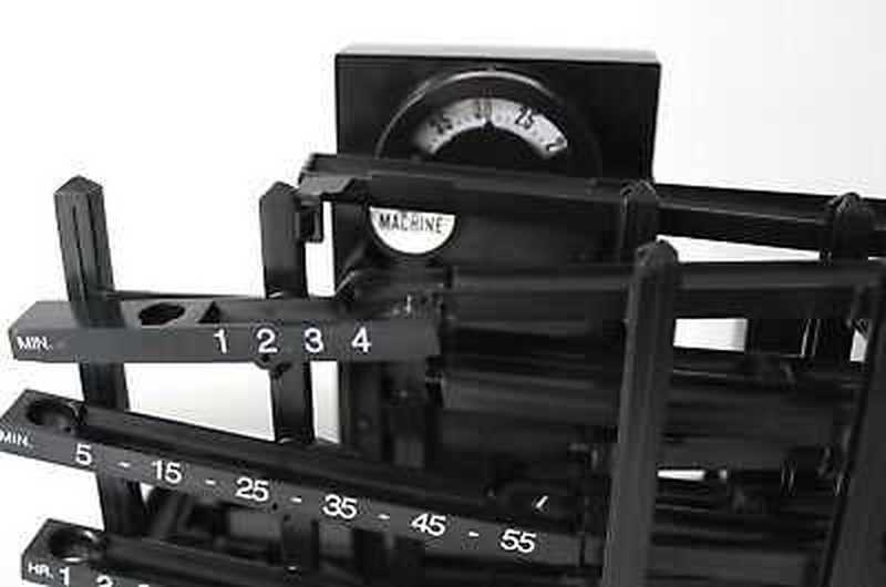 Rare time machine kinetic display clock art of timekeeping