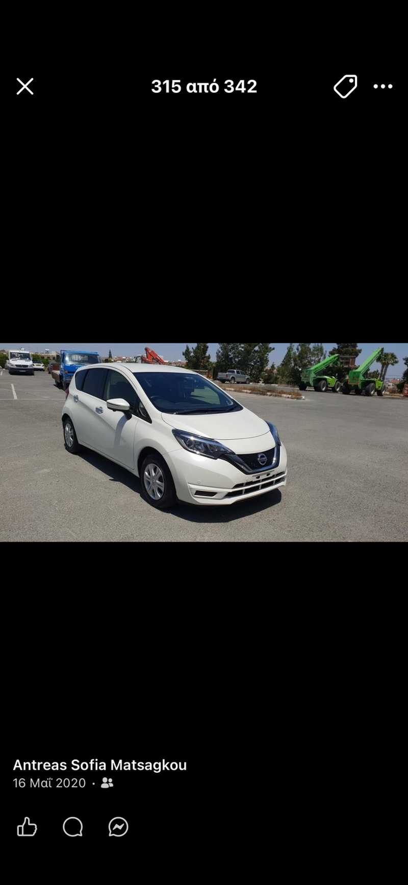 2017 Nissan Note 1,2L 2017 Cyprus