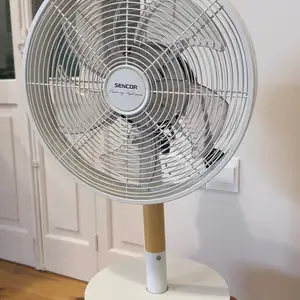 Sencor small desktop fan, white & wood look, Nicosia — Nicosia - Faneromeni