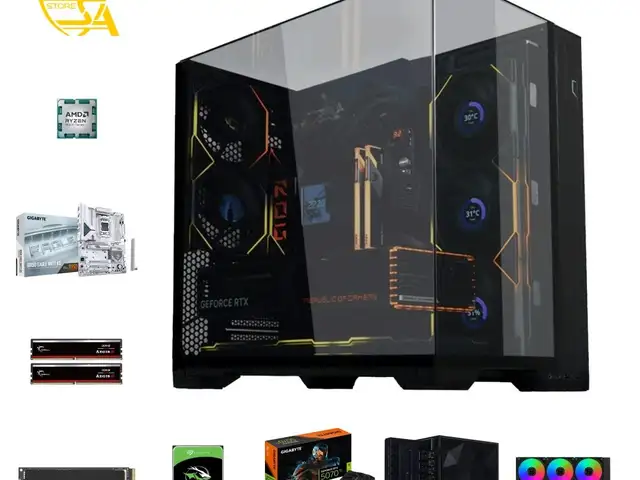 Custom high performance pc ryzen 9 9900x rtx 5070 ti 32gb ddr5 2tb nvm, Επαρχία Λευκωσίας — Λακατάμεια - Αγία Παρασκευή