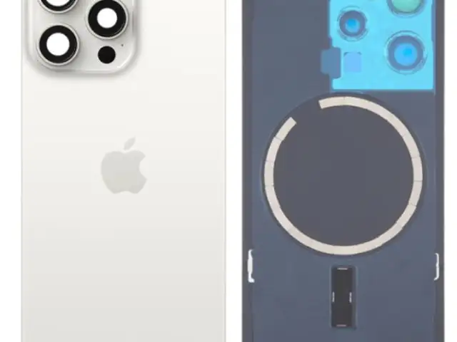 Back battery cover lens magsafe apple iphone 15 pro white oem, Επαρχία Λεμεσού — Άγιος Αθανάσιος