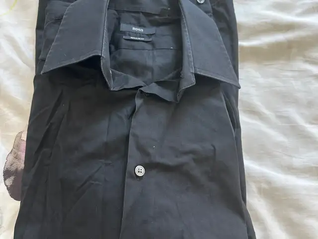 Hugo boss black long sleeve shirt size 42, Limassol — Limassol - Mesa Geitonia