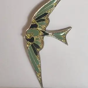 Vintage καρφίτσα pierre bex france - art deco χελιδόνι, Επαρχία Λευκωσίας — Στρόβολος - Εθνομαρτ Κυπριανός