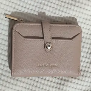 Pink Leather Wallet | γυναικείο ροζ πορτοφόλι, Limassol — Moni