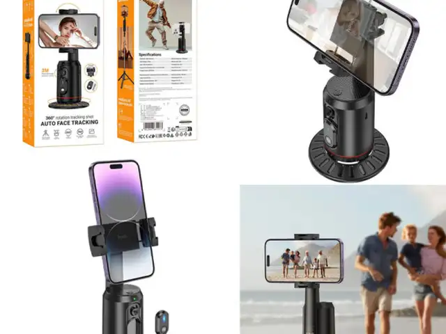 Bluetooth tripod selfie stick detachable hoco k23 face tracking 360 black, Επαρχία Λεμεσού — Άγιος Αθανάσιος