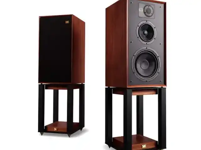 New wharfedale linton 85th loudspeakers with floor stands - pair mahogany, Limassol — Agios Athanasios