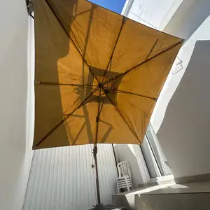 Large 3x3m square cantilever garden canopy umbrella with fillable water base, Επαρχία Λεμεσού — Άγιος Αθανάσιος