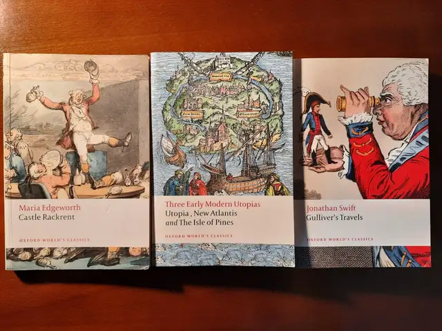 Oxford World's Classics Gulliver's Travels, Castle Rackrent, Utopia, Επαρχία Λευκωσίας — Αγλαντζιά