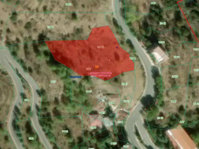 Residential Field 3576 m², Επαρχία Λευκωσίας — Πεδουλάς