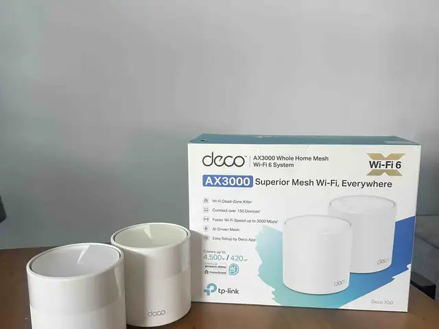 Tp-link deco x50 ax3000 whole home mesh wi-fi 6 system, Nicosia — Agios Dometios - Agios Georgios