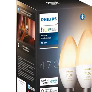 Philips hue white ambiance e14 smart bulbs 2 pack, Limassol — Limassol - Katholiki