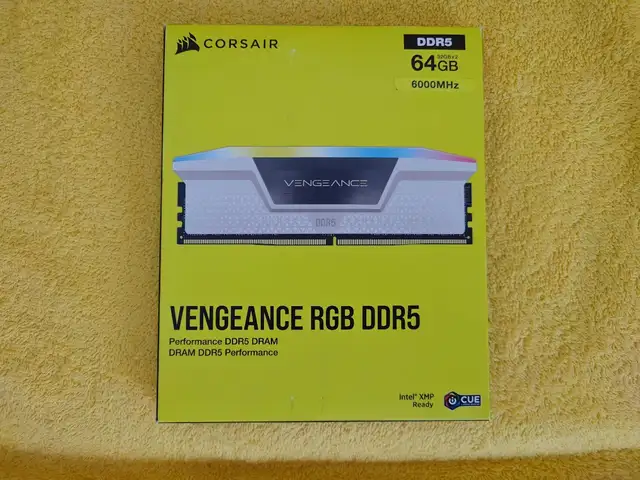 Ram DDR5 64GB RGB Corsair Vengeance used but in exellent condition. Works normal, Επαρχία Πάφου — Πέγεια