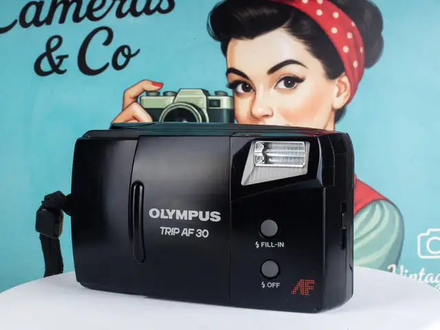 Olympus trip af 30 35mm film camera - 34mm autofocus tested, Επαρχία Λευκωσίας — Δάλι - Παναγ Ευαγγελίτρια