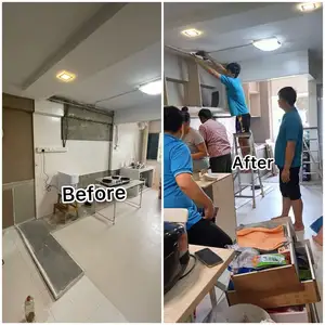 Bathroom vanity replacement and cabinet installation, Paphos — Agia Marina Kelokedaron