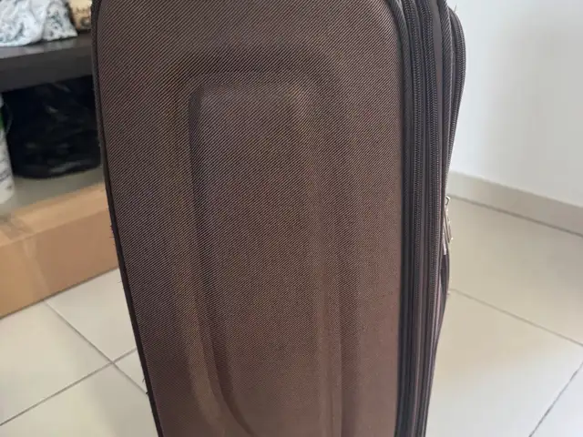 Large brown 4-wheel suitcase, Επαρχία Λάρνακας — Πύλα