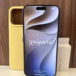 Iphone 15 pro max | 256gb | black titanium | 100 battery | cable & case, Limassol — Erimi